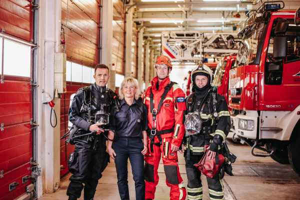 Breit Aufgestellt, Karrierekurs Rathaus, Personal der Feuerwehr