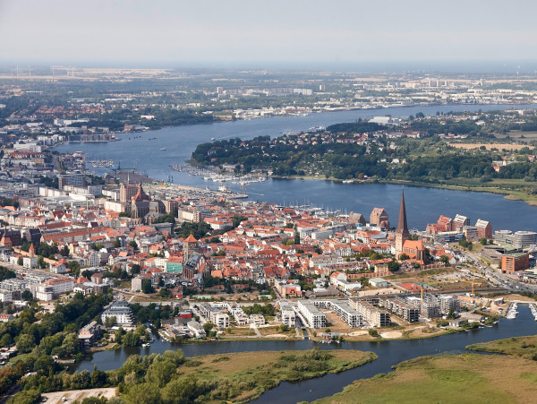 Luftbild Hanse- und Universitätsstadt Rostock Luftbild Hanse- und Universitätsstadt Rostock