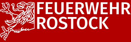 Logo der Feuerwehr Rostock (rot)