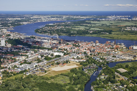 Luftbild Hanse- und Universitätsstadt Rostock