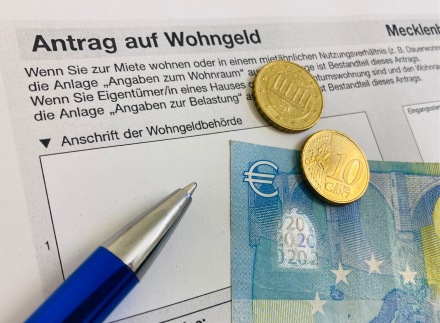 Antrag auf Wohngeld