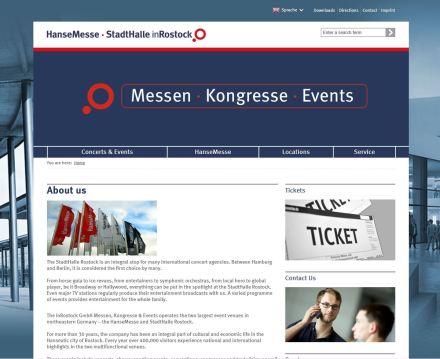 Screenshot Stadthalle
