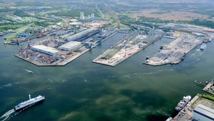 Luftbild Seehafen