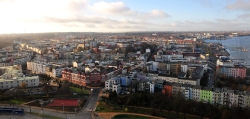 Luftbild Rostock Stadthafen