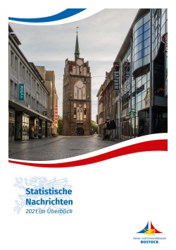 Statistische Nachrichten "2021 im Überblick"