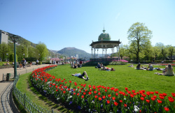 Musikkpaviljongen in the heart of Bergen