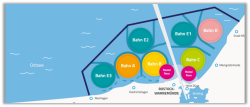 Regattabahnen vor Warnemünde