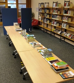 Bestelltisch in der Stadtbibliothek Rostock