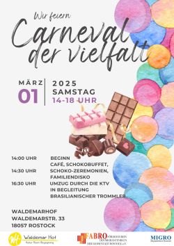 Plakat "Carneval der Vielfalt"