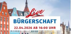 Live-Übertragung der Bürgerschaftssitzung am 22. April 2026