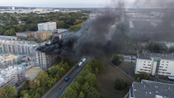 Dachstuhlbrand Möllner Str. Dachstuhlbrand Möllner Str.