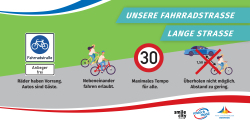 Fahrradstraßen in Rostock (Banner).