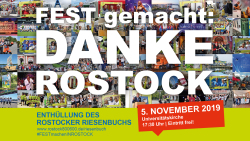 Fotocollage „Danke Rostock"