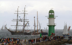 Ostsee vor Warnemünde während der Hanse Sail