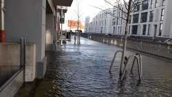 Hochwasser am 2. Januar 2019 im Gerberbruch