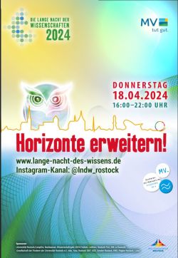 Plakat "Lange Nacht der Wissenschaft 2024"