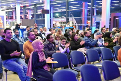 Einbürgerungsempfang am 1. Februar 2024 in der StadtHalle Rostock.