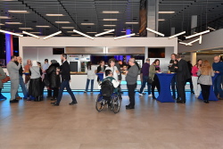 Einbürgerungsempfang am 1. Februar 2024 in der StadtHalle Rostock.
