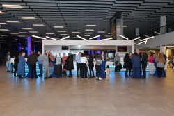Einbürgerungsempfang am 1. Februar 2024 in der StadtHalle Rostock.