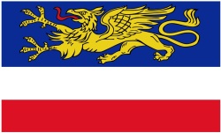 Flagge Hanse- und Universitätsstadt Rostock Flagge Hanse- und Universitätsstadt Rostock