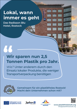 Kampagne Plastikfreie Stadt - Radisson Blu Hotel