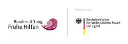 Logoleiste Bundesstiftung und BMFSFJ