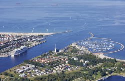 Luftaufnahme Rostock Warnemünde