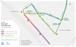 Grafik: Bauprojekt Herweghstraße 