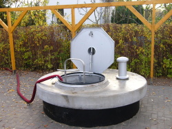 Notwasserbrunnen in der Kleingartenanlage "Uns lütt Eck"