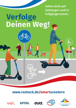 Smart scootern: Verfolge Deinen Weg!