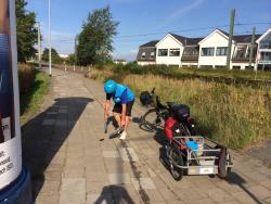 Radwegewart im Einsatz Radwegewart im Einsatz