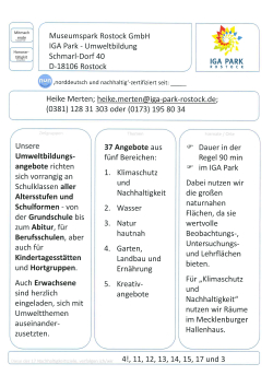 Steckbrief IGA-Park