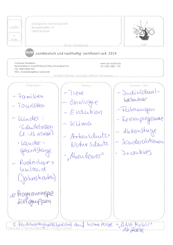 Steckbrief Zoo-Rostock