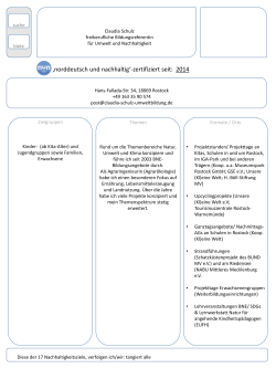 Steckbrief Claudia Schulz