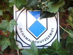 Denkmalschutzgebietplakette