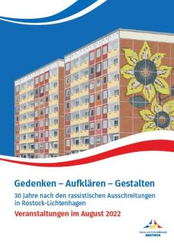 Flyer "Gedenken - Aufklären - Gestalten"