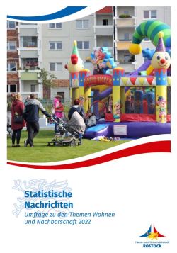 Statistische Nachrichten "Umfrage zu den Themen Wohnen und Nachbarschaft 2022"