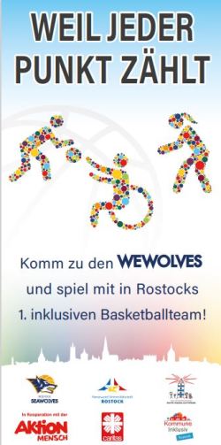 Flyer "Weil jeder Punkt zählt" Wewolves