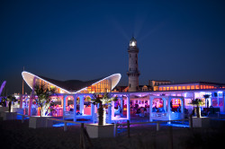 Schusters Strandbar, Teepott, Leuchtturm Schusters Strandbar, Teepott, Leuchtturm