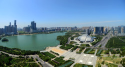 Der Schwanensee in Hefei