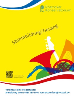 Plakat Vereinbare eine Probestunde