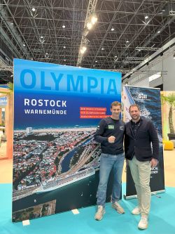 Stand der Hanse- und Universitätsstadt Rostock auf der Boot 2026