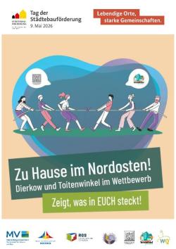 Plakat Zu Hause im Nordosten