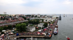 Warnemünde bei der Hanse Sail