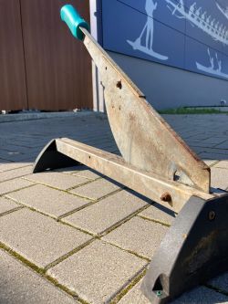 Scheren-Müll auf der Holzhalbinsel.