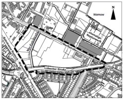 Übersichtsplan, Entwurf des Bebauungsplanes Nr. 10.W.63.1 „Wohnen am Werftdreieck“ Übersichtsplan, Entwurf des Bebauungsplanes Nr. 10.W.63.1 „Wohnen am Werftdreieck“