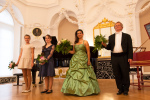 „Klassik im Barocksaal“ Künstler auf der Bühne im Barocksaal