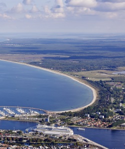 Luftaufnahme Rostock Warnemünde, Hohe Düne